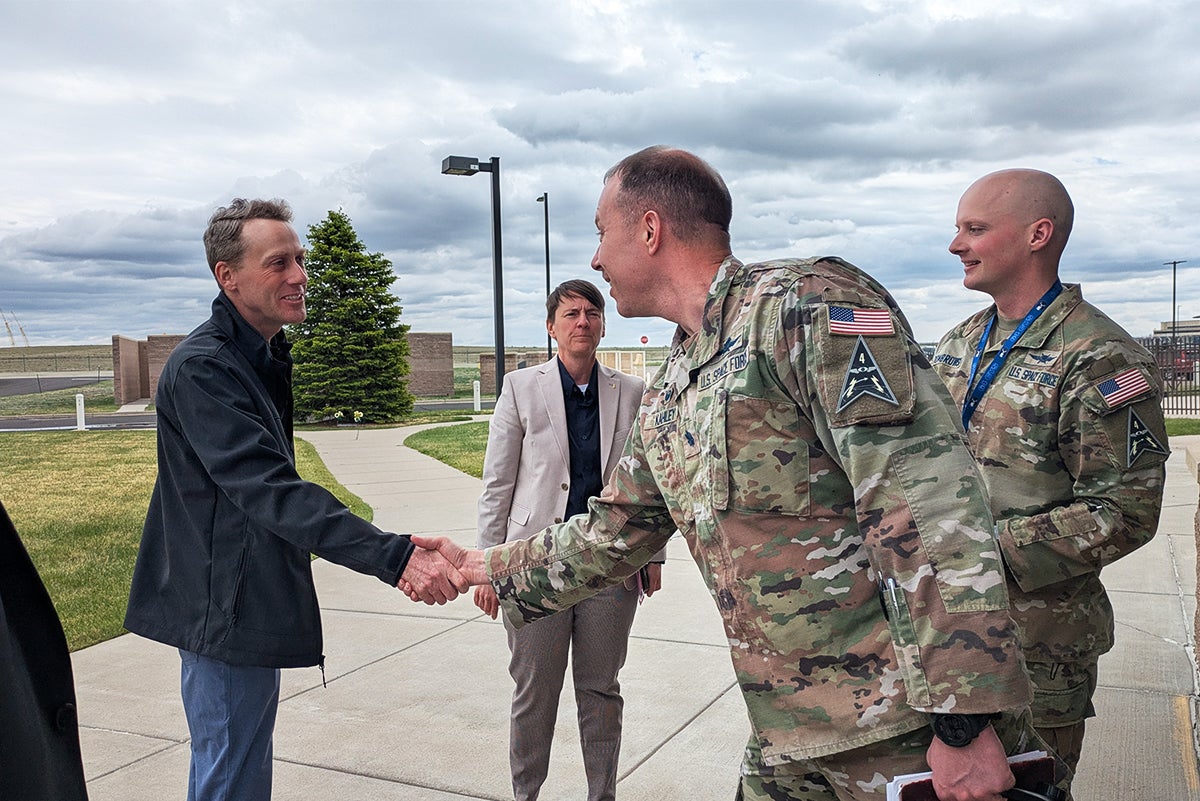 University of Denver Staff visit Buckley Space Force Base