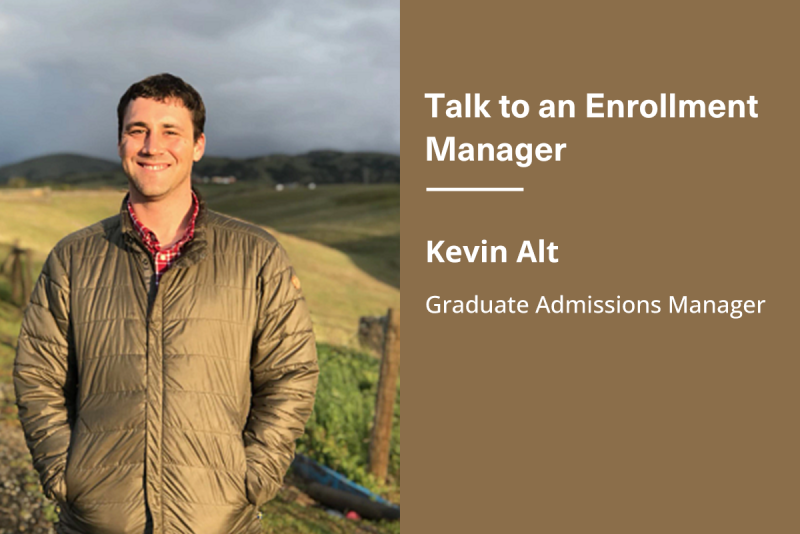 Kevin Alt, Enrollment Manager
