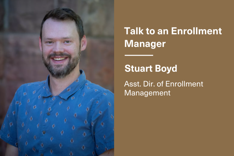 Stuart Boyd, Enrollment Manager