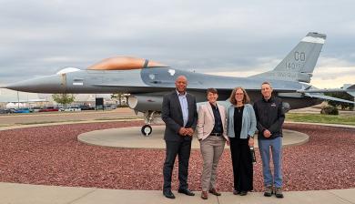 University of Denver Staff visit Buckley Space Force Base