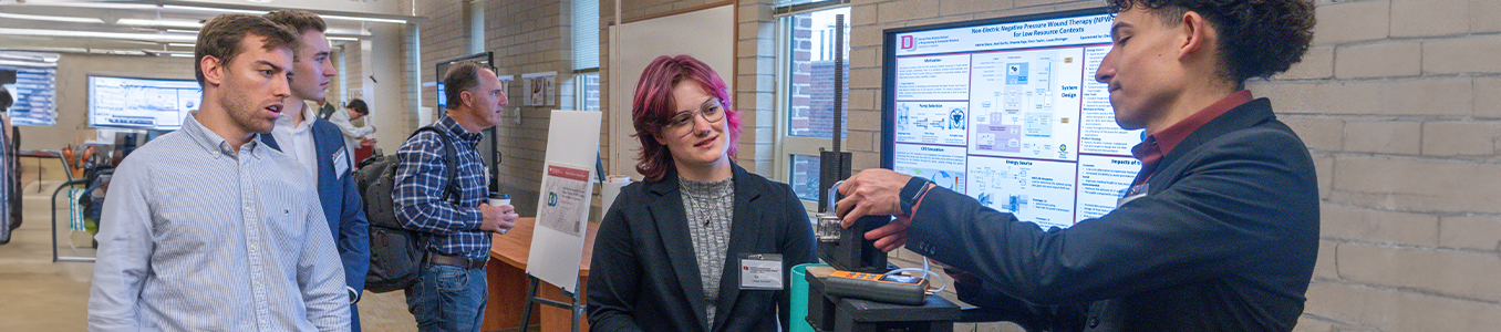 Student showing work