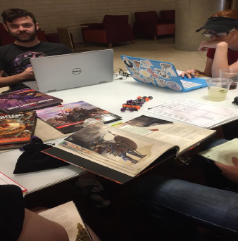 Dungeons and Dragons Club playing